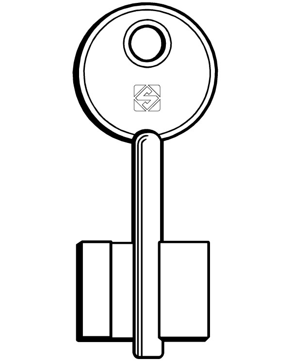 5ID7 CHIAVE SICUREZZA DOPPIA MAPPA GRANDE