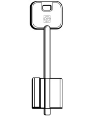 5R3 CHIAVE SICUREZZA DOPPIA MAPPA GRANDE