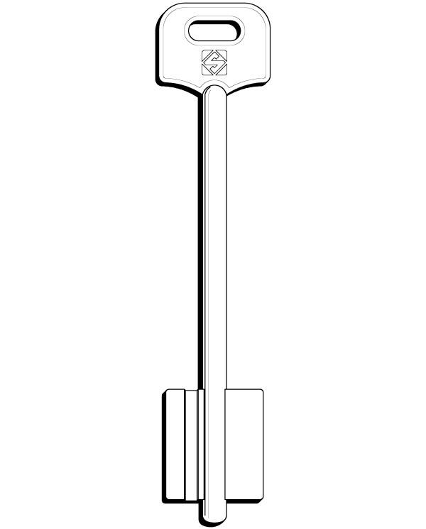 5SAS5 CHIAVE SICUREZZA DOPPIA MAPPA GRANDE