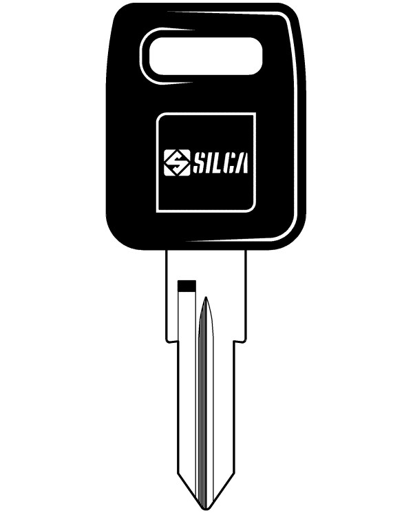 CR3RP CHIAVE AUTO TESTA PLASTICA