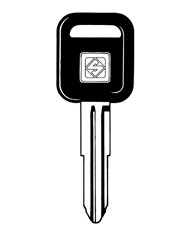 GM15P CHIAVE AUTO TESTA PLASTICA
