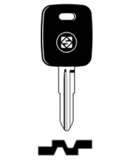 GM15TE CHIAVE AUTO TRASPONDER