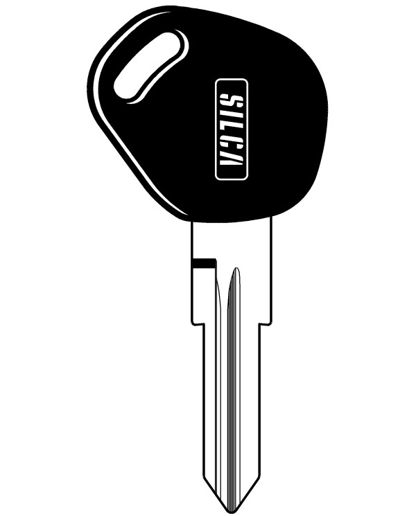 GT15RBP CHIAVE AUTO TESTA PLASTICA