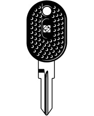 GT5FP CHIAVE AUTO TESTA PLASTICA