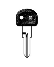 GT7BP CHIAVE AUTO TESTA PLASTICA