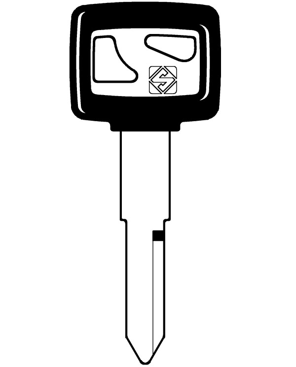 HON41P CHIAVE AUTO TESTA PLASTICA