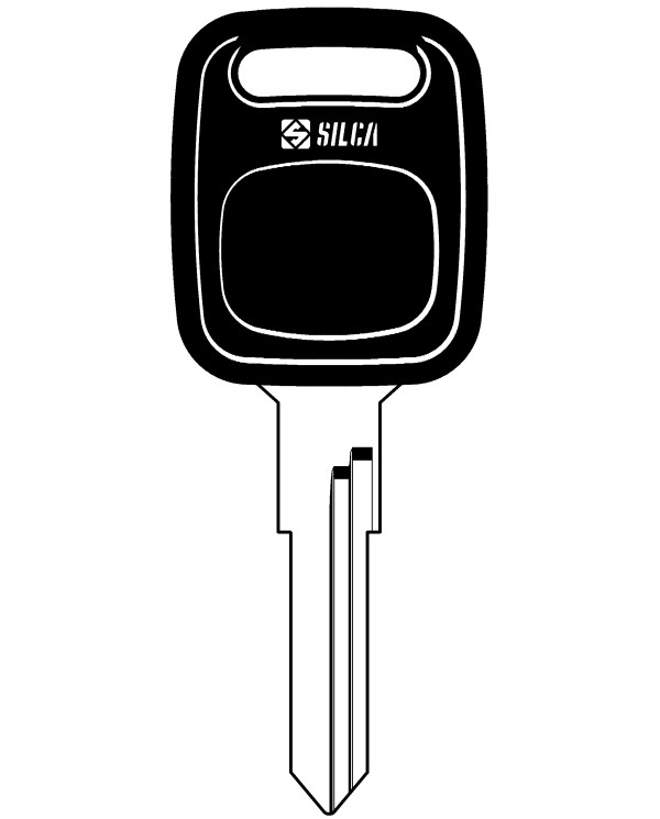 HU49BP CHIAVE AUTO TESTA PLASTICA