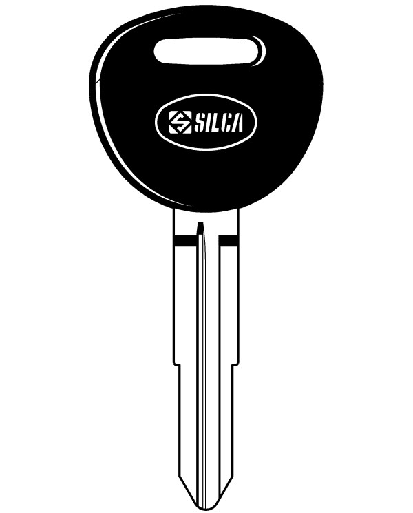 HYN10BP CHIAVE AUTO TESTA PLASTICA