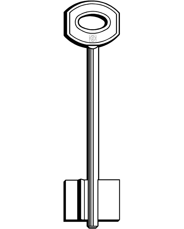 JW90 CHIAVE SICUREZZA DOPPIA MAPPA GRANDE