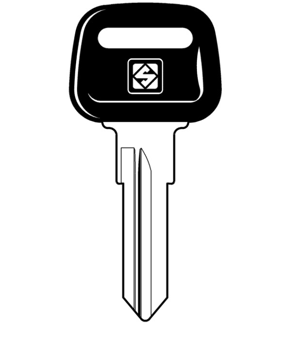 NE74P CHIAVE AUTO TESTA PLASTICA