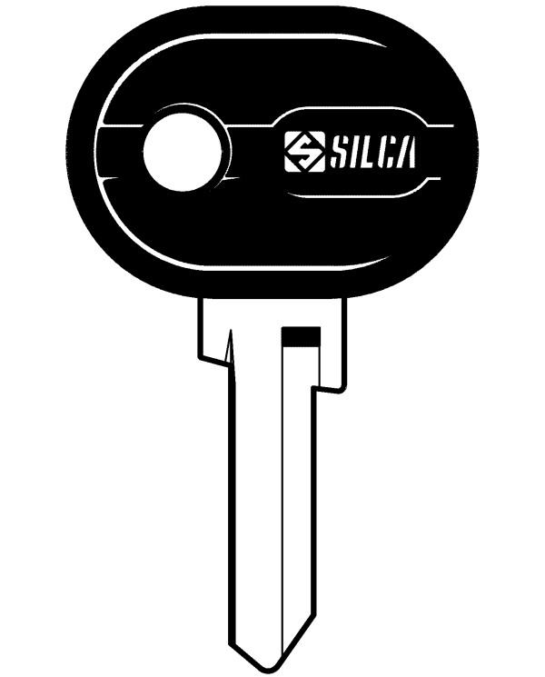 SIP2DP CHIAVE AUTO TESTA PLASTICA