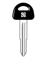 SZ12P CHIAVE AUTO TESTA PLASTICA