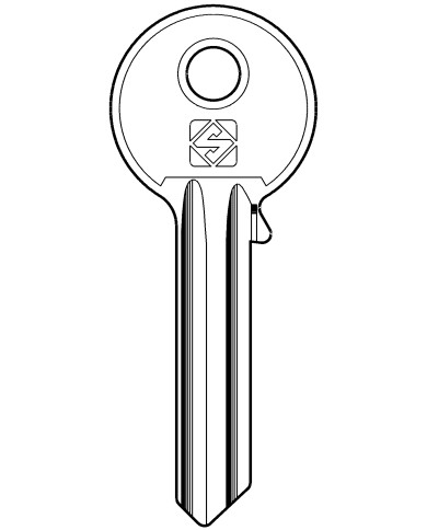 UL054 CHIAVE CILINDRO UNIVERSALE