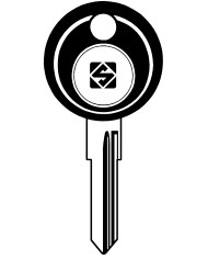 WT7AP CHIAVE AUTO TESTA PLASTICA