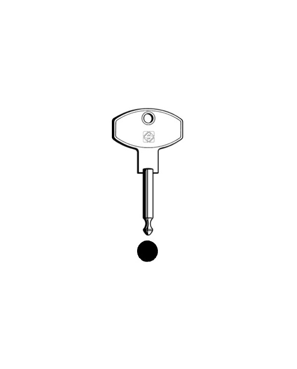 XOM1 CHIAVE AUTO TESTA FERRO