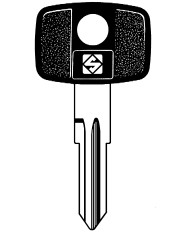 YM28P CHIAVE AUTO TESTA PLASTICA