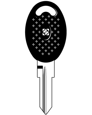 ZD22RBP CHIAVE AUTO TESTA PLASTICA