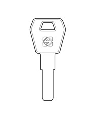 ZD25 CHIAVE AUTO TESTA FERRO