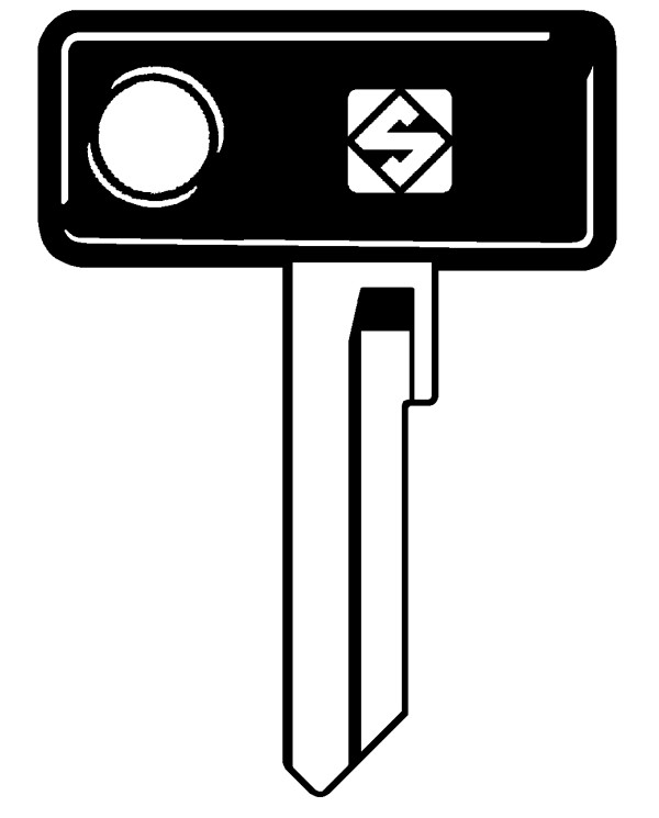 ZD9P CHIAVE AUTO TESTA PLASTICA