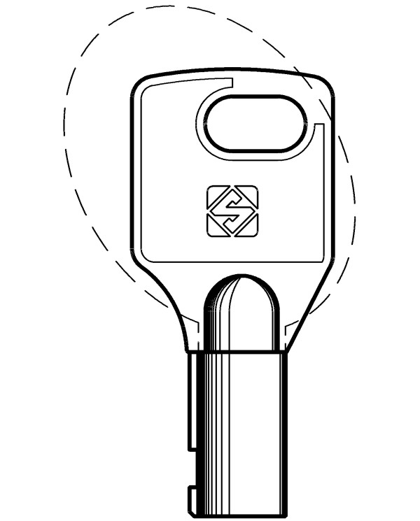 BHF1T CHIAVE CILINDRO TUBOLARE