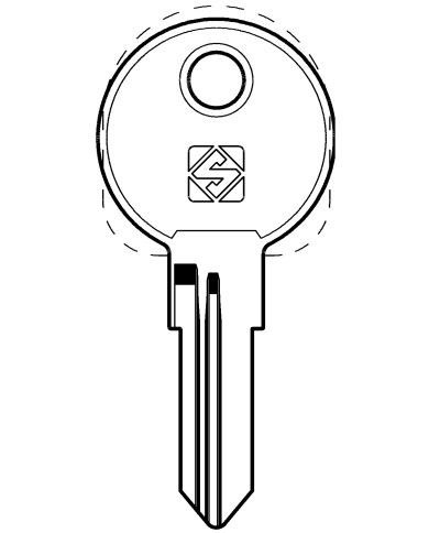 HF75R CHIAVE CILINDRO