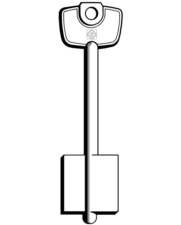 5C11 CHIAVE SICUREZZA DOPPIA MAPPA GRANDE