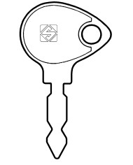 BH12 CHIAVE AUTO TESTA FERRO