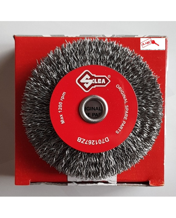 SPAZZOLA DIAMETRO 80 ACCIAIO COD D701267ZB
