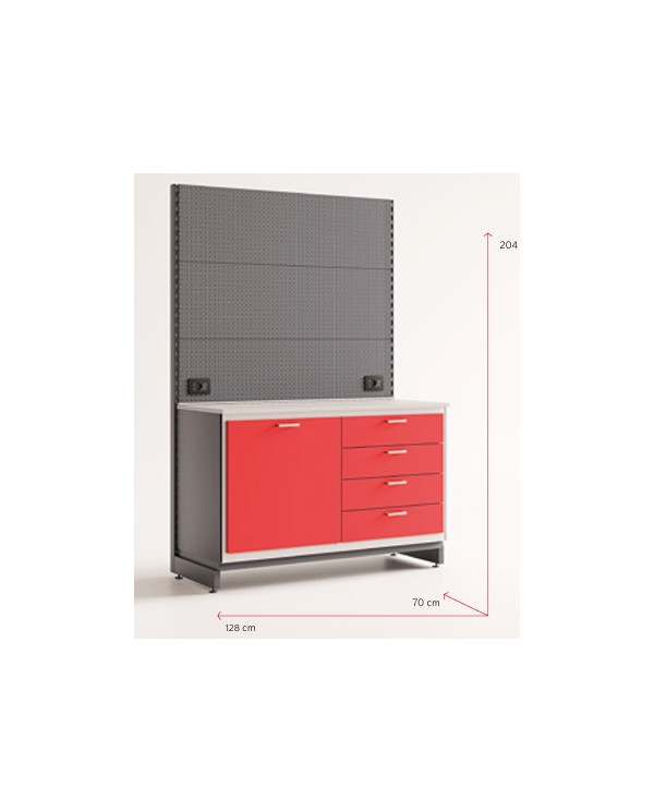 SILCA POINT MODULO ANTA + 4 CASSETTI A DESTRA