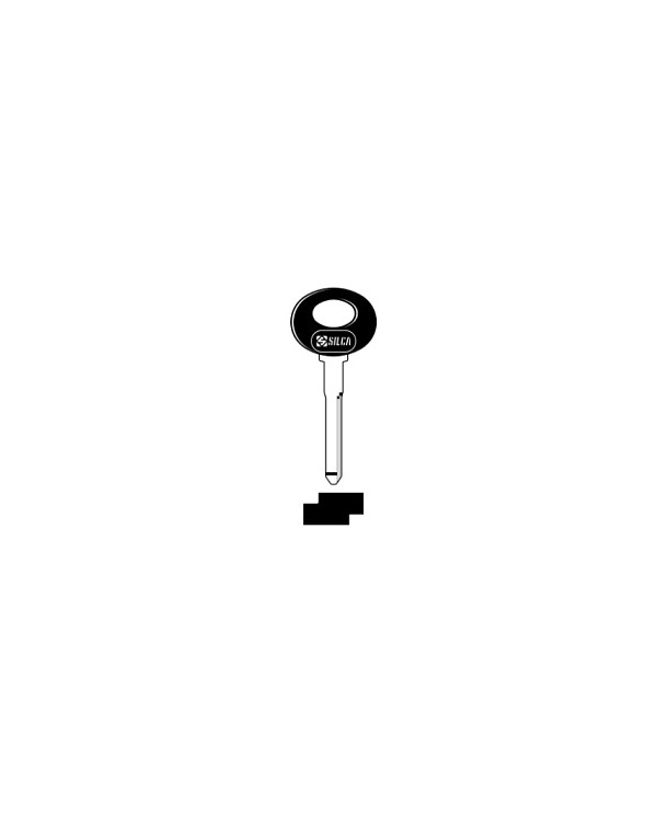 HU44AP CHIAVE AUTO TESTA PLASTICA