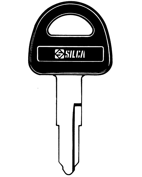 SZ5P CHIAVE AUTO TESTA PLASTICA