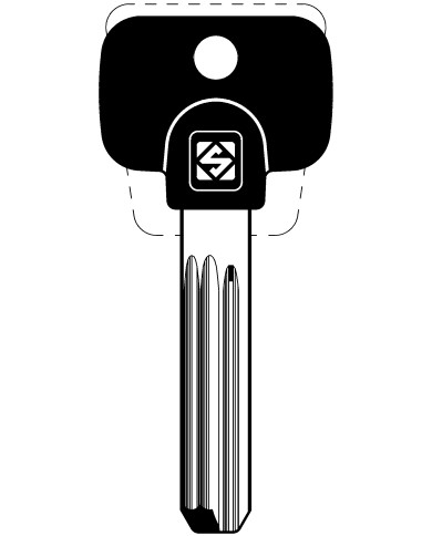 MTK12RP CHIAVE CILINDRO PUNZONATA