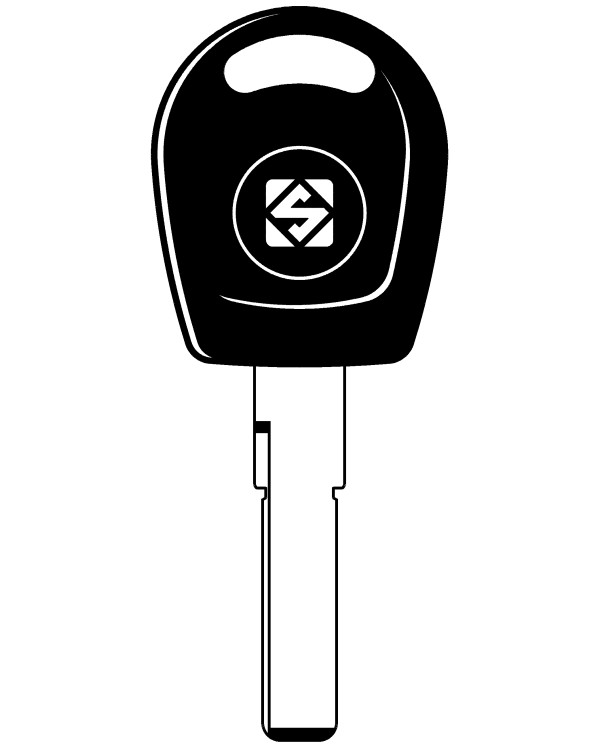 HU66T6/0 CHIAVE AUTO TRASPONDER SENZA CHIP