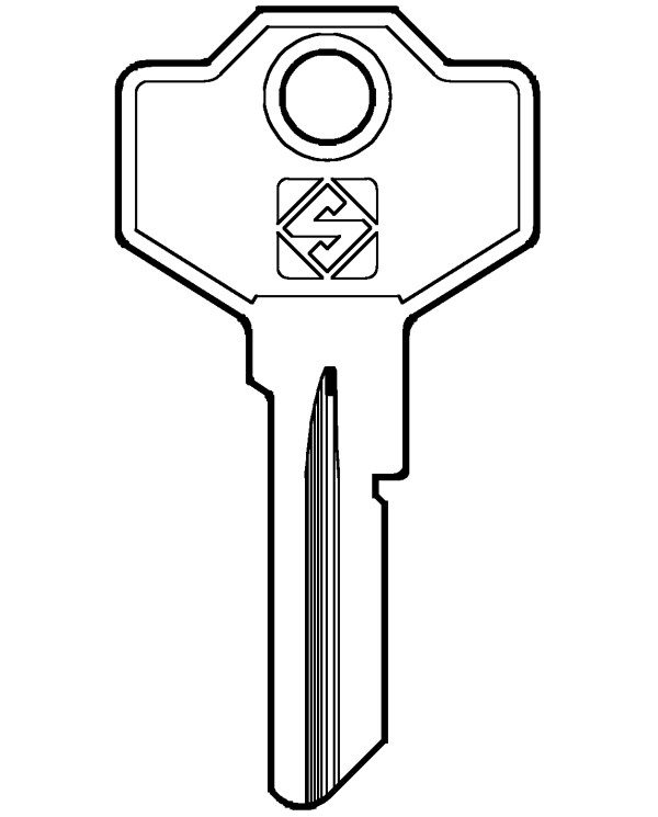 SM1SC CHIAVE COLORATA SLIM COLOR