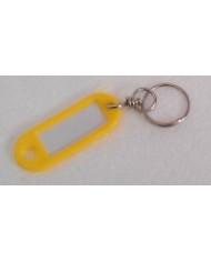 TARGHETTA CON GIVOLARE CNF 100 PZ GIALLO ART 55TN