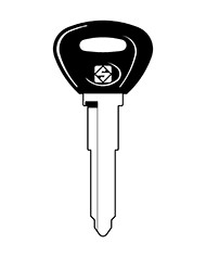 MAZ24REP CHIAVE AUTO TESTA PLASTICA