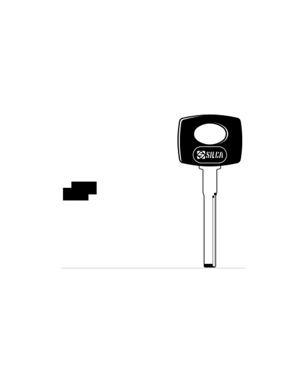 HU61P CHIAVE AUTO TESTA PLASTICA