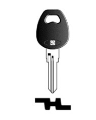 AX4RP CHIAVE AUTO TESTA PLASTICA