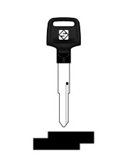 HON72P CHIAVE AUTO TESTA PLASTICA