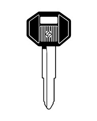 MIT2P CHIAVE AUTO TESTA PLASTICA