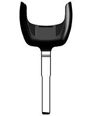HU101AP INSERTO PER RADIOCOMANDO CHIAVE AUTO