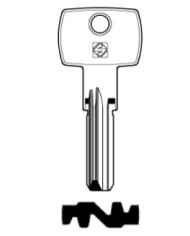 GVY1R CHIAVE CILINDRO PUNZONATA