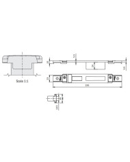 ISEO CONTROPIASTRA REGOLABILE ART 386021