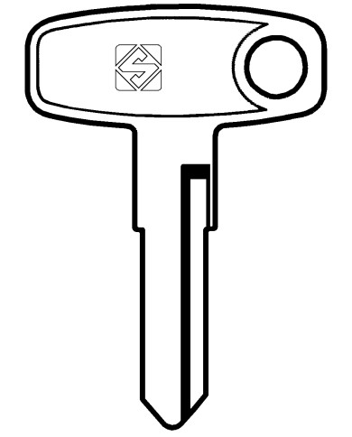 YH7R CHIAVE AUTO TESTA FERRO