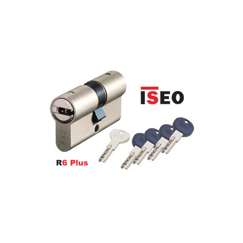 Iseo Cilindro Sagomato R6 Plus con 5 chiavi articolo 82R60 3030 www ...