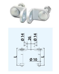 CORBIN COPPIA GRUPPO OCCHIOLO CON VITE L 80