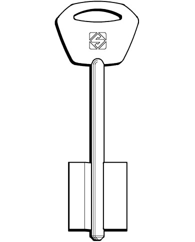 5EY32 CHIAVE SICUREZZA DOPPIA MAPPA GRANDE