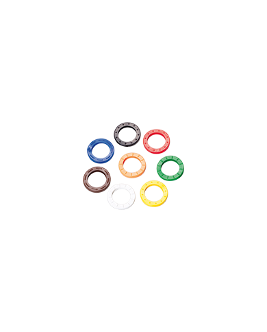 ANELLO PLASTICA 8 COLORI MM 29 CNF 200 PZ
