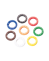 ANELLO PLASTICA 8 COLORI MM 29 CNF 200 PZ