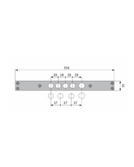 ISEO FRONTALE PER SERRATURA SERIE 600 I37